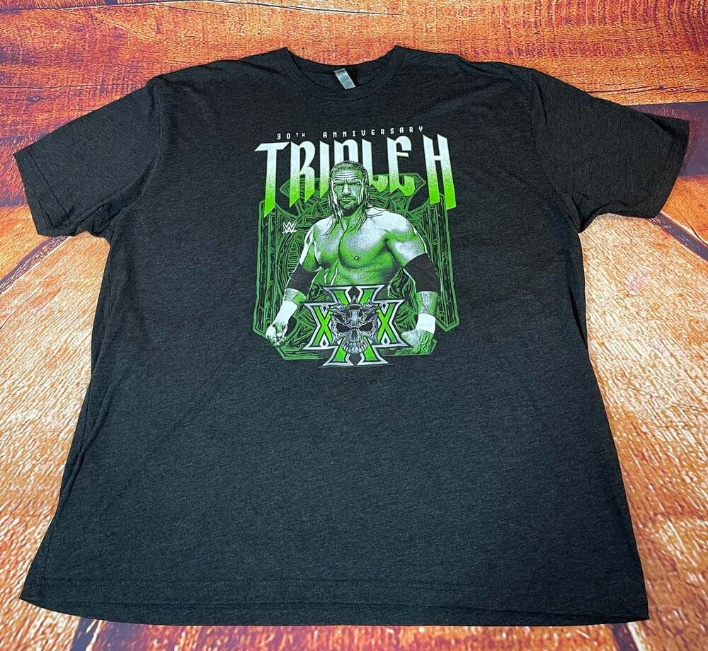WWE Triple H 30th Anniversary T-Shirt Size 3XL
